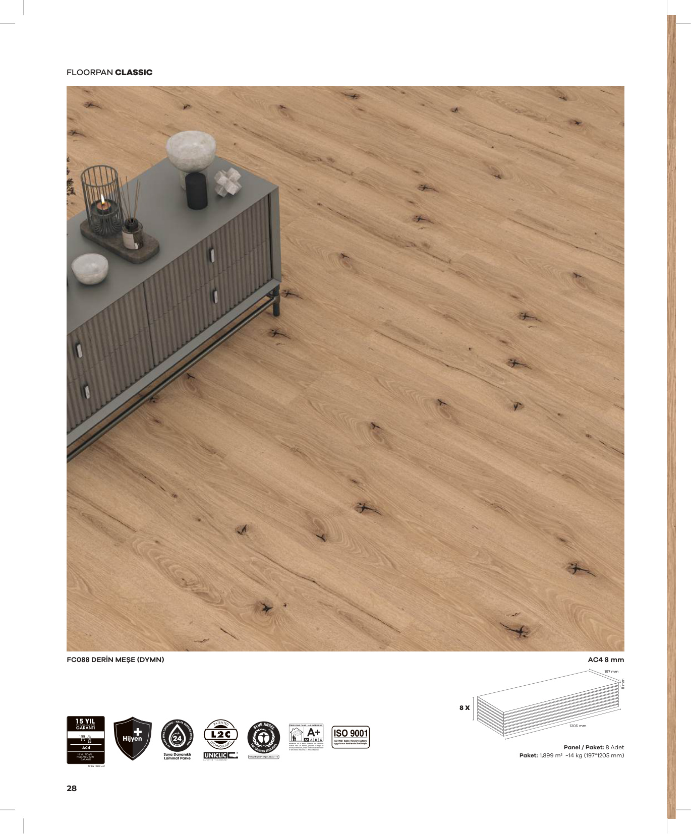 Floorpan Classic katalog sayfa 28